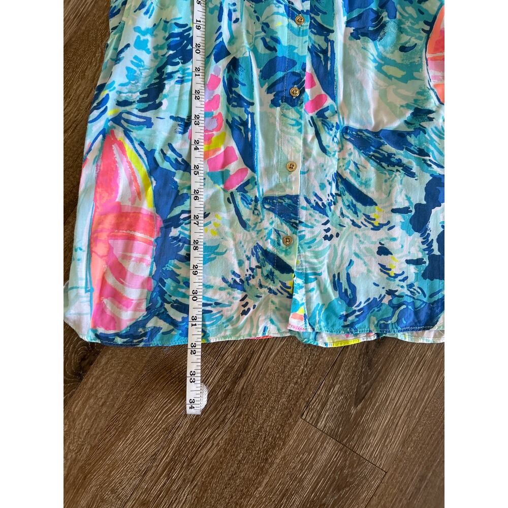 Lilly Pulitzer Resort-Ready Rayon Beach Dress, Size S, with Pockets. - Picture 7 of 10